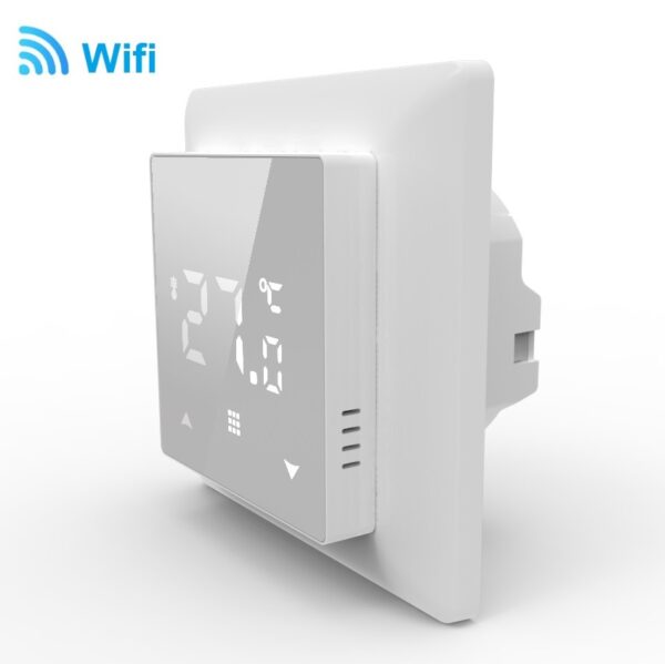 wifi temperatuuri regulaator valge