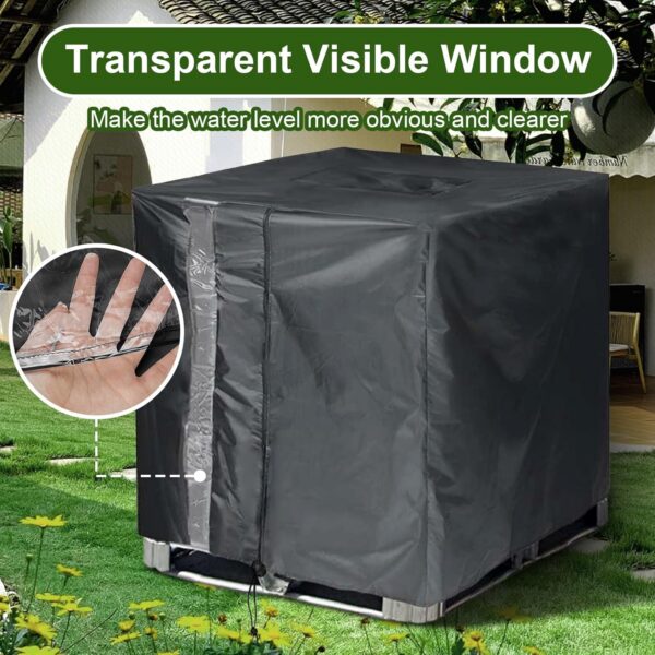 IBC tote cover with window